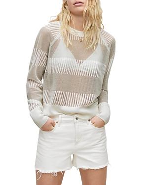 Allsaints Misha Lou Metallic Striped Sweater