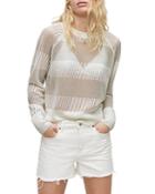 Allsaints Misha Lou Metallic Striped Sweater