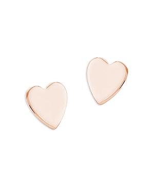 Bloomingdale's Heart Stud Earrings In 14k Rose Gold - 100% Exclusive