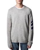 Zadig & Voltaire Kennedy Arrow Sleeve Cashmere Sweater