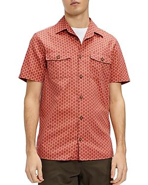 Ted Baker Dot Print Camp Shirt