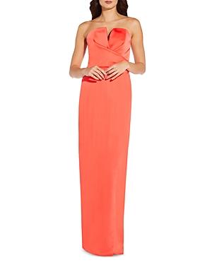 Aidan By Aidan Mattox Strapless Sweetheart Column Gown