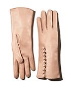 Portolano Button Leather Gloves
