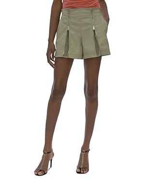 Helmut Lang Mesh Inset Zipper Shorts