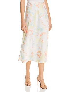 French Connection Cotton Tie-dyed Midi Skirt