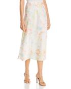 French Connection Cotton Tie-dyed Midi Skirt