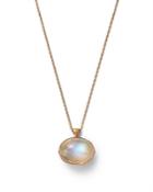 Annette Ferdinandsen Design 18k Yellow Gold Moonstone Egg Pendant Necklace, 18