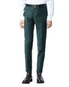 The Kooples Dark Green Wool Suit Pants
