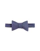 Theory Textured Dotted Line Print Bow Tie