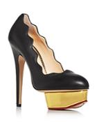 Charlotte Olympia Women's Dolly Scalloped Platform Pumps