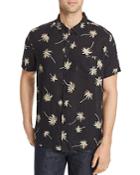 Rails Carson Palm Tree-print Slim Fit Shirt