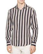 Reiss Keenum Bold Stripe Slim Fit Button-down Shirt