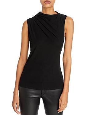 Theory Pleated Ribbed Top