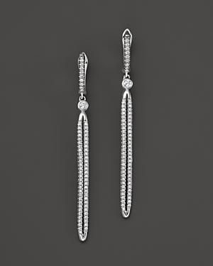 Diamond Drop Earrings In 14k White Gold, .75 Ct. T.w. - 100% Exclusive