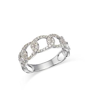 Bloomingdale's Diamond Link Ring In 14k White Gold, 0.40 Ct. T.w. - 100% Exclusive