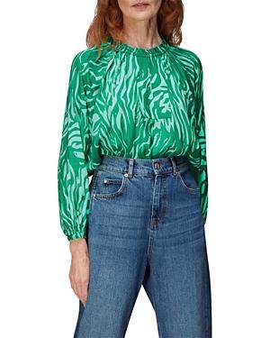 Whistles Tiger Print Blouse