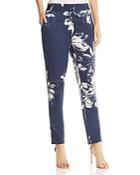 Donna Karan New York Floral Drawstring Pants