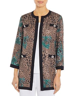 Misook Animal Print Jacket