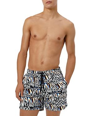 Hugo Neo Printed Swim Trunks