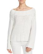 Free People Beachy Off The Shoulder Sweater