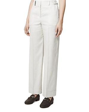 Peserico Tab Waist Linen Pants