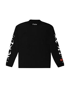 Heron Preston Brushed Organic Cotton Turtleneck Sweater