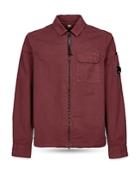 C.p. Company Infinity Slim Fit Long Sleeve Gabardine Shirt Jacket