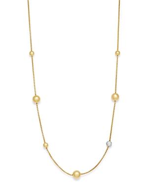 Bloomingdale's Diamond Bead Strand Necklace In 14k Yellow Gold, 1.1 Ct. T.w. - 100% Exclusive