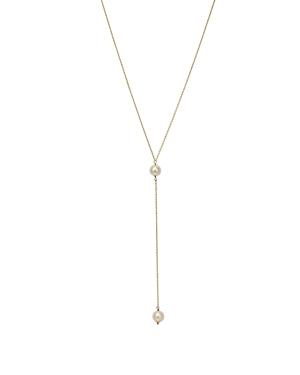 Bloomingdale's Freshwater Pearl Lariat Necklace In 14k Yellow Gold, 17 - 100% Exclusive