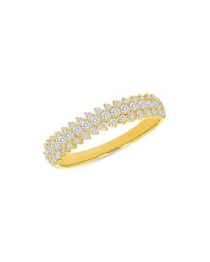 Bloomingdale's Three Row Diamond Band In 14k Yellow Gold, 0.45 Ct. T.w. - 100% Exclusive