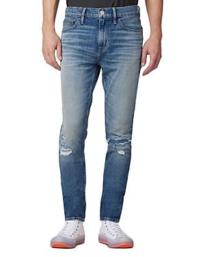 Hudson Axl Stretch Skinny Fit Jeans In Repaired Indigo