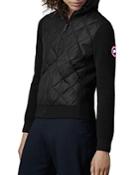 Canada Goose Hybridge Quilted Knit Hooded Jacket