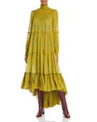 Cinq A Sept Rika Printed High/low Dress