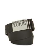 Versace Jeans Couture Logo Slide Buckle Belt
