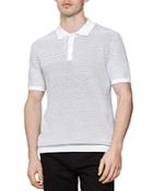 Reiss Holden Textured Slim Fit Polo Shirt