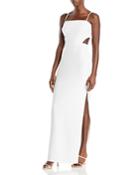 Aqua Side Cutout Gown - 100% Exclusive