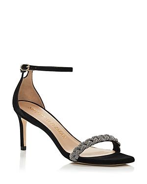 Stuart Weitzman Women's Nudist Curve Braided Sandals