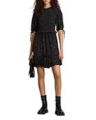 Allsaints Jaya Heligan Smocked Dress