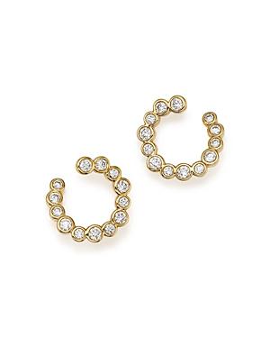 Ippolita 18k Yellow Gold Glamazon Starlet Spiral Earrings With Diamonds - 100% Exclusive