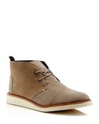 Toms Men's Mateo Embossed Suede Chukka Boots