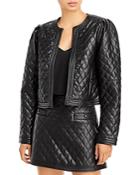 Aqua X Scout The City Faux Leather Quilted Jacket - 100% Exclusive