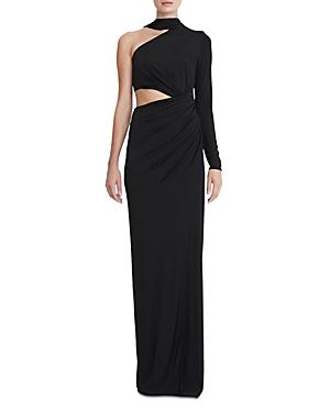 Halston Joanna Jersey Asymmetrical Gown