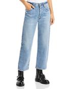 Citizens Of Humanity Emery Cropped Relaxed Fit Jeans In Old Blue