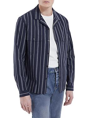 The Kooples Striped Long Sleeve Camp Shirt