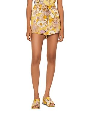 Sandro Figuier Printed Shorts