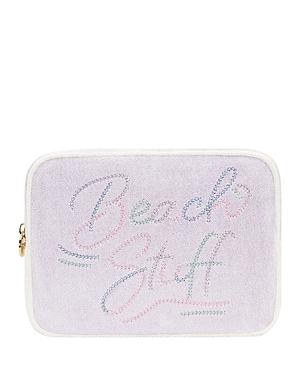 Stoney Clover Lane Embroidered Terry Large Pouch