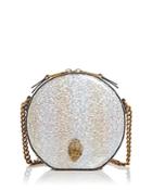 Kurt Geiger London Shoreditch Small Round Glitter Crossbody