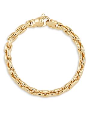 Alberto Amati 14k Yellow Gold Rice Elements Link Bracelet