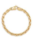 Alberto Amati 14k Yellow Gold Rice Elements Link Bracelet