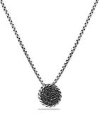 David Yurman Chatelaine Pave Pendant Necklace With Black Diamonds